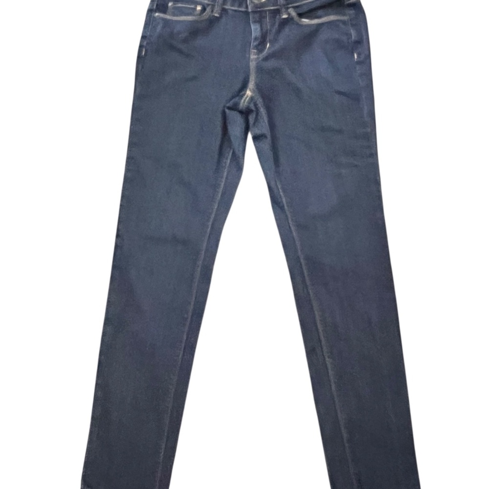 LOFT Modern Skinny Size 4 Jeans Dark Wash Blue Denim Everyday Casual VGC 30 x 30 - Picture 2 of 8